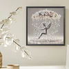 Chérubin parapluie d’art-peinture spéciale partielle au diamant-30*30cm