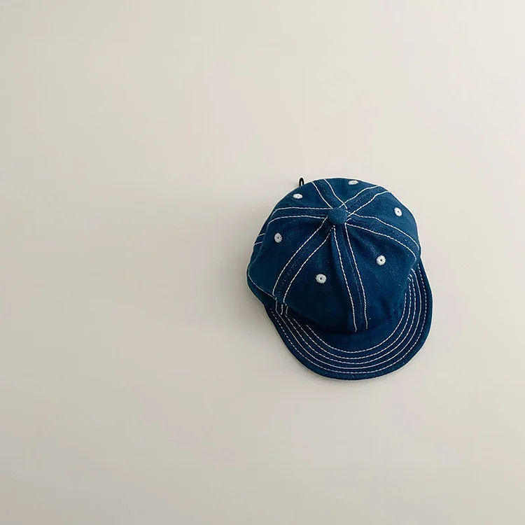Solid Color Denim Baseball Cap