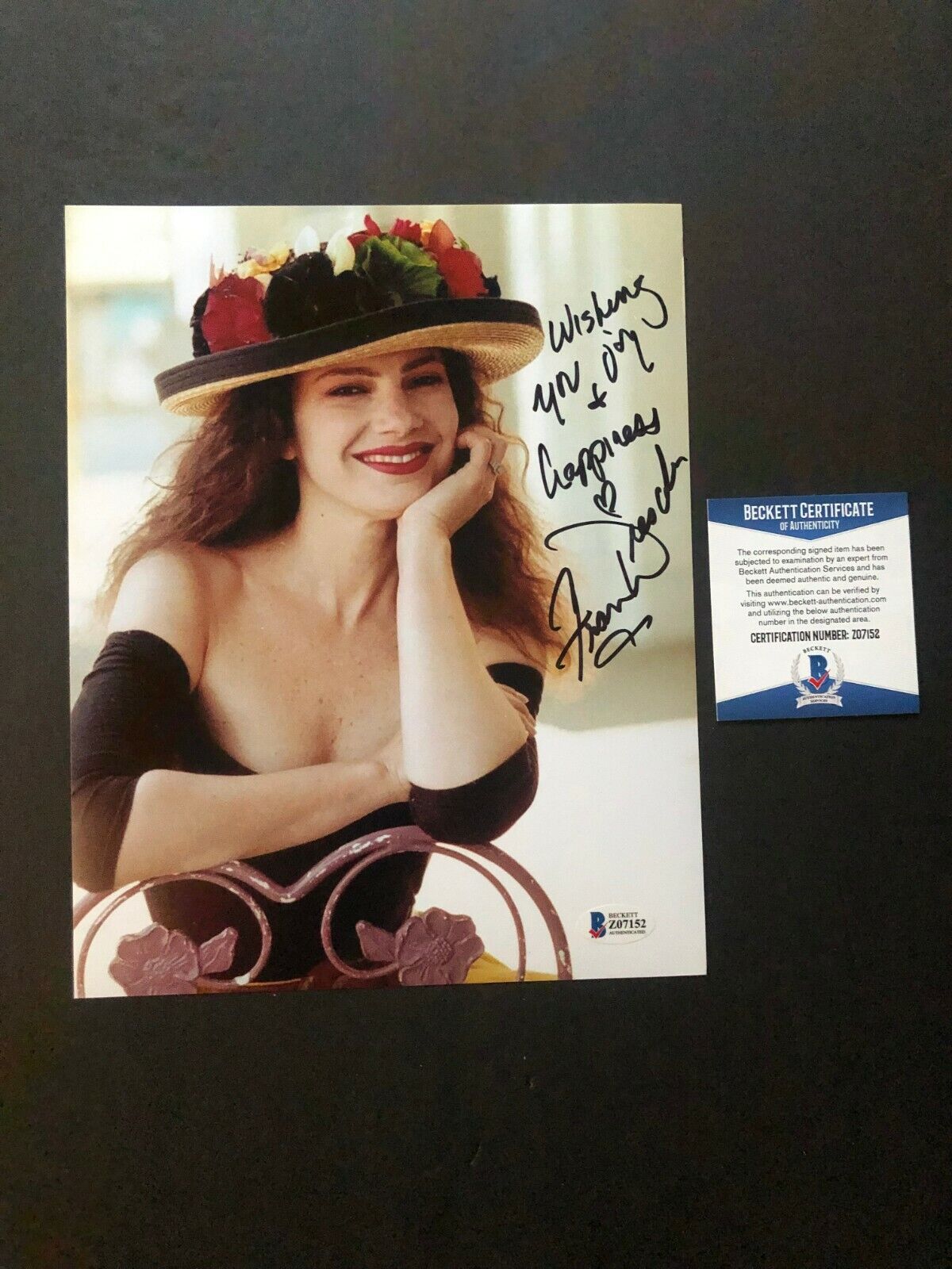 Fran Drescher Hot! signed autographed classic sexy 8x10 Photo Poster painting Beckett BAS Coa