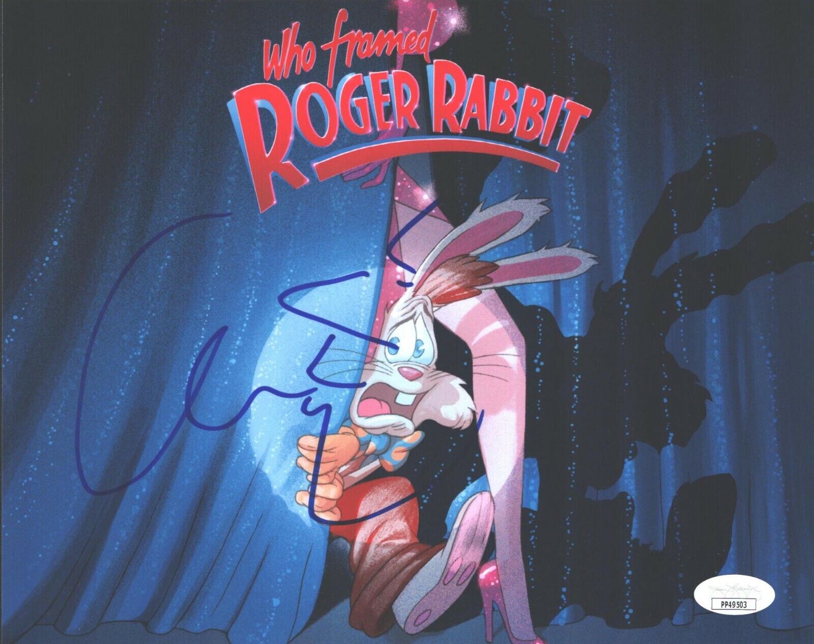 Charles Fleischer Signed 8x10 Who Framed Roger Rabbit Authentic Auto JSA COA