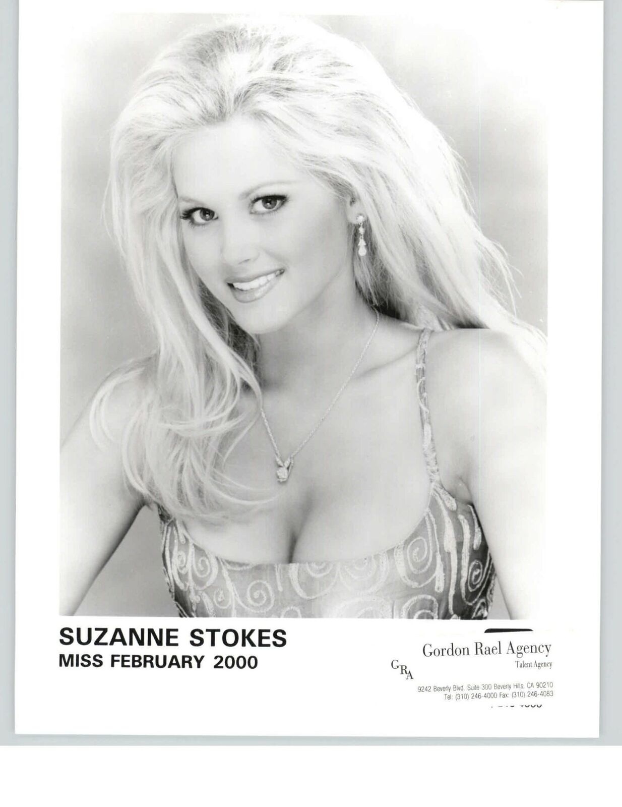 Suzanne Stokes - 8x10 Headshot Photo Poster painting - Playboy Playmate