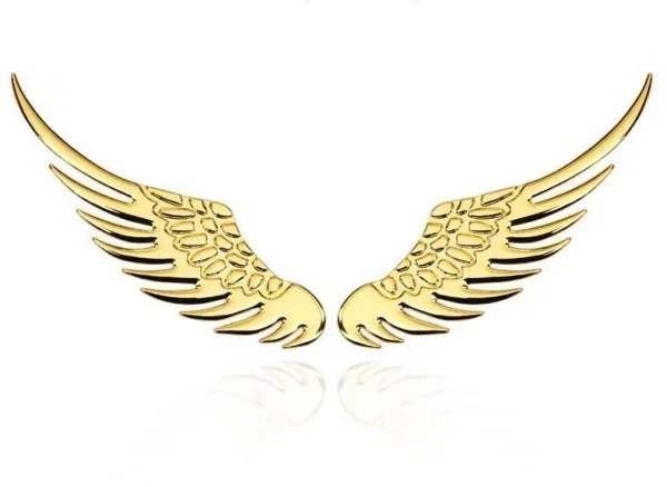 Car Decoration Wings Three-dimensional Car Logo Personalized Decoration [one pair]