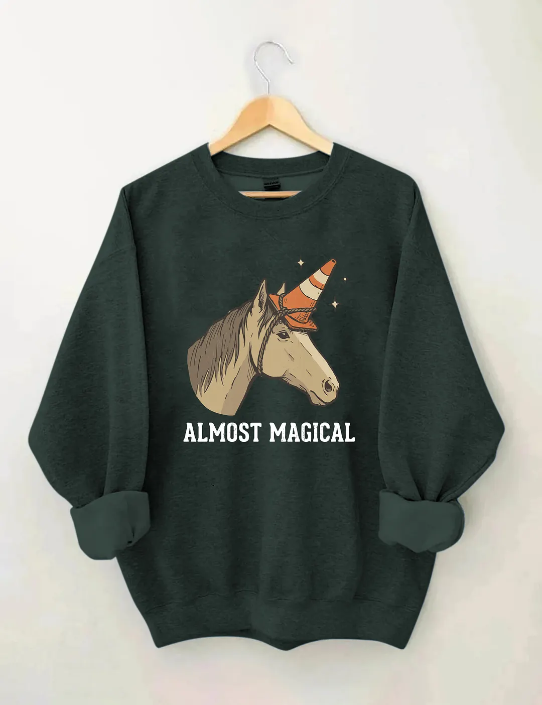 Almost Magical Funny Horse Sweatshirt