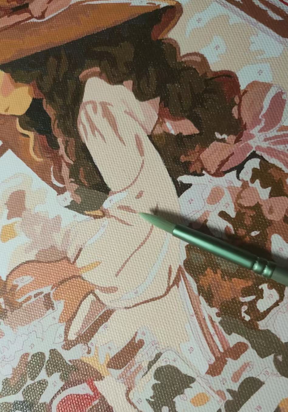 The Ultimate Nylon Brush 6-Piece Set for Paint by Numbers: Perfect Brushes for Every Stroke