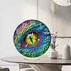 Dragon Eye Acrylic DIY Diamond Painting Clock Kit 5D Diamond Art Clock