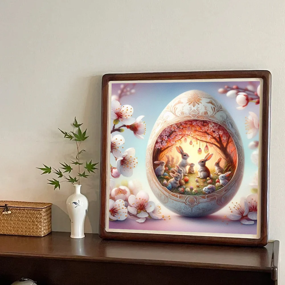 Diamond Painting - Full Round Drill - Rabbit(Canvas|40*40cm)