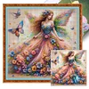 (Counted/Stamped) Butterfly Fairy-11CT Cross Stitch 50*50cm/19.69*19.69in
