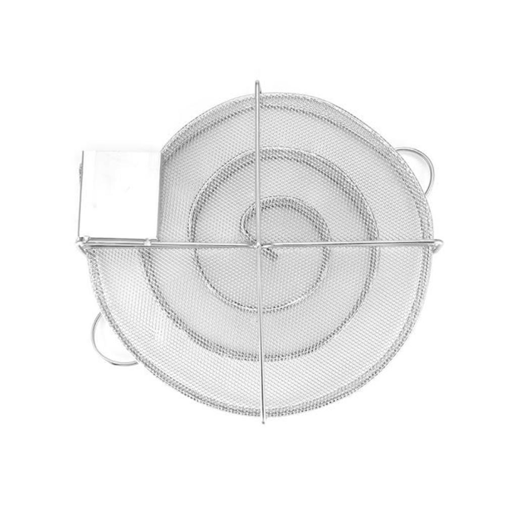 

Stainless Steel Wire Round Granule Smoking Network Basket Outdoor BBQ Tools, 501 Original