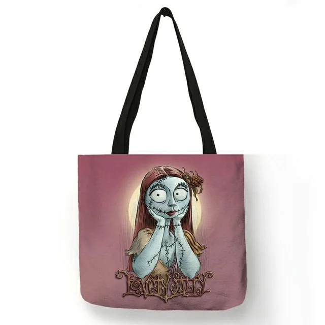 Linen Eco-friendly Tote Bag - Halloween