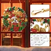 Crystal Mosaic Window Hanging Kit Christmas Puppy Giftbox 9.45x9.45in