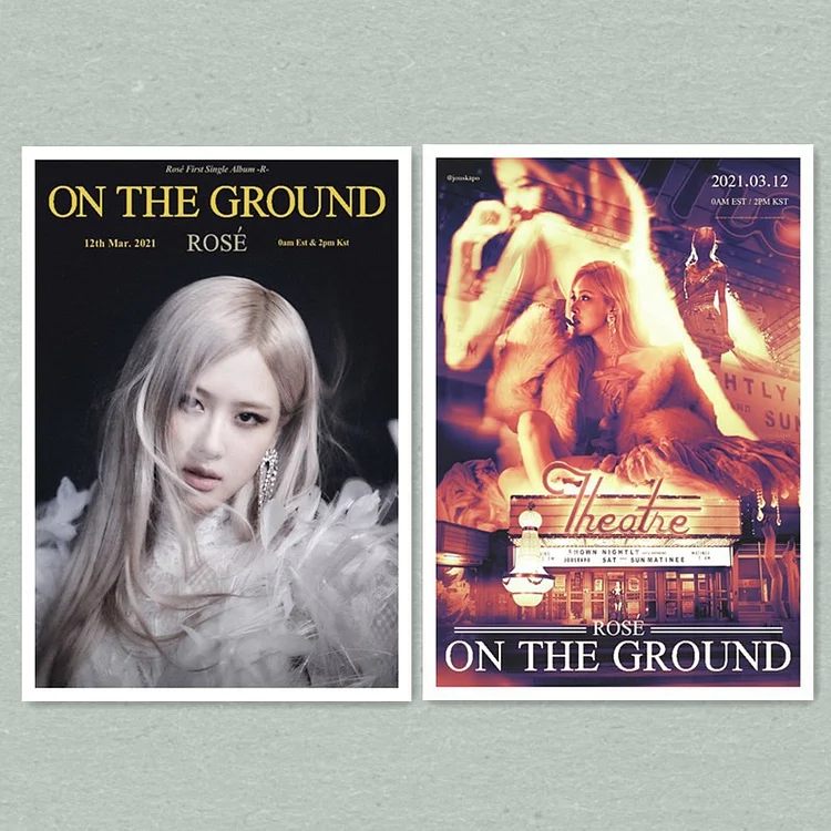 BLACKPINK ROSE Solo Album Photo Poster