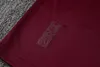 Joyfball 2025/2026 Ajax Half-Pull Training Suit Maroon Retro version Football Shirt 1:1 Thai Quality