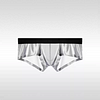 Men's Low Rise Ice Silk Breathable Satin Boxer Briefs