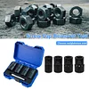 5 Pcs/Box Lug Nut Remover Twist 1/2inch Drive Socke Lug Nut Remover Extractor