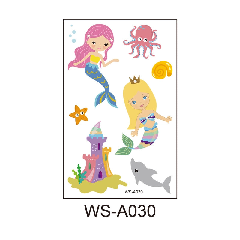 Mermaid Pet Tattoos & Body Art 1 Piece