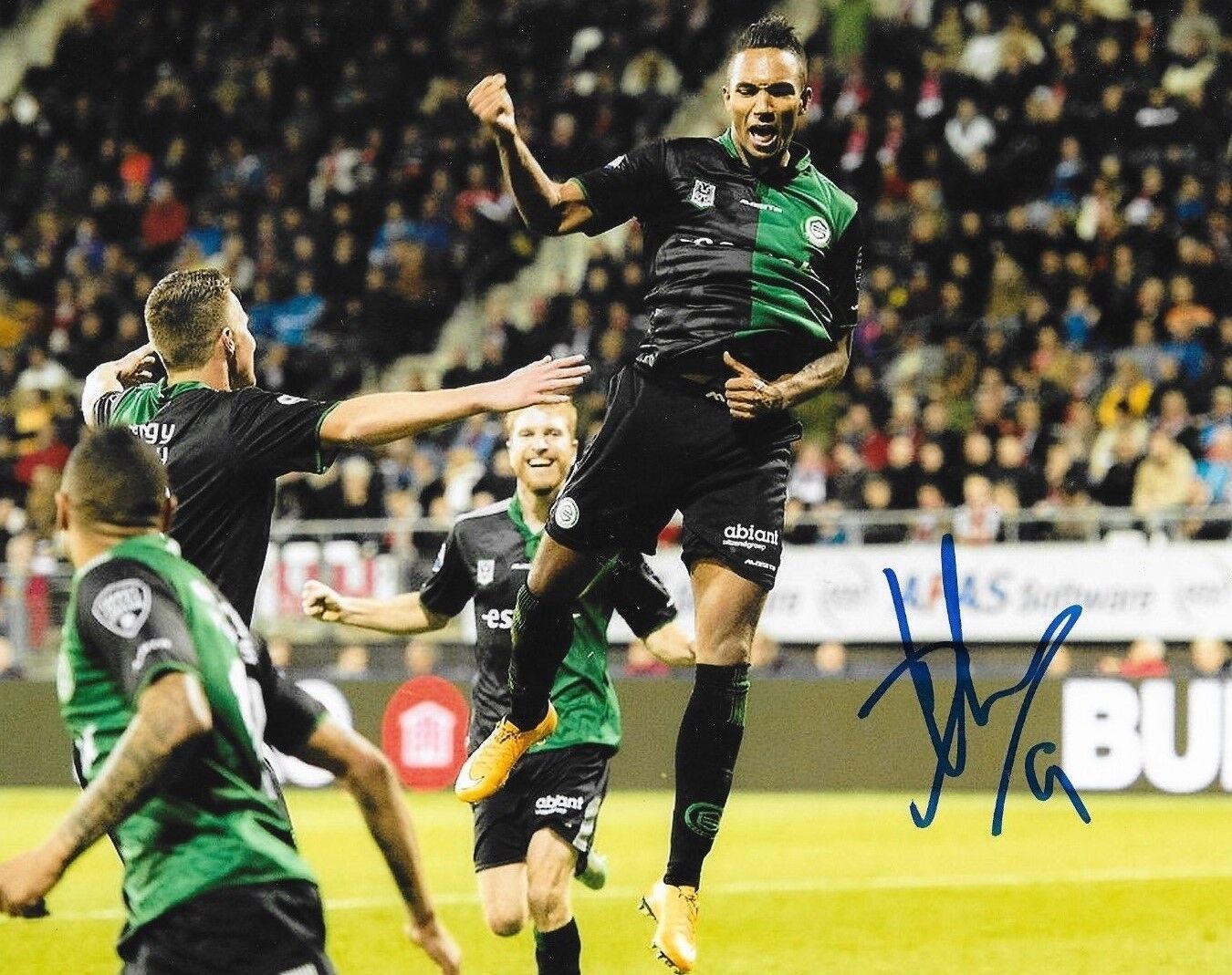 Danny Hoesen San Jose Earthquakes signed FC Groningen 8x10 Photo Poster painting autographed 2