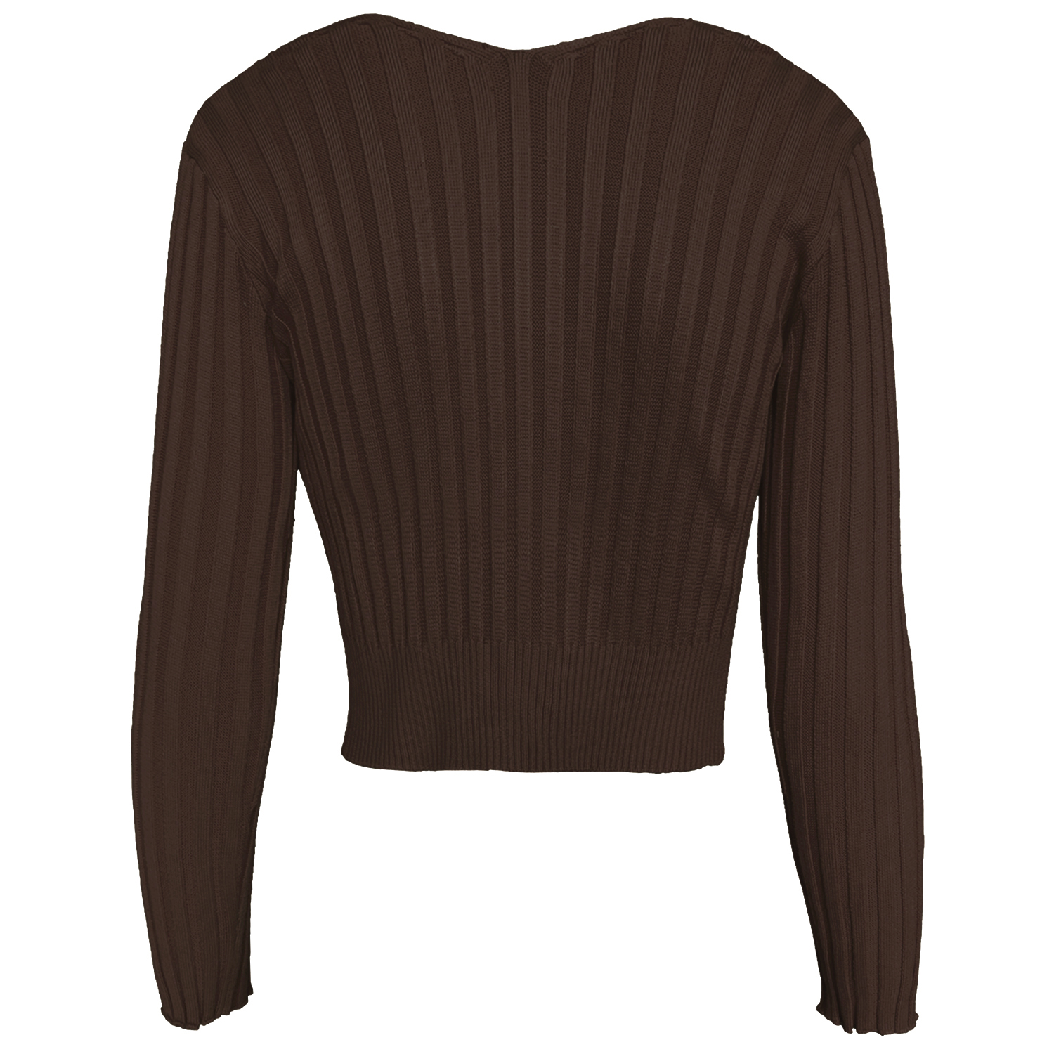 Ootddress Sexy Knitted Long Sleeve Cardigan Sweaters for Women Casual Shirts Ladies Ribbed Knit Cropped Tops Pullovers Femme 2025