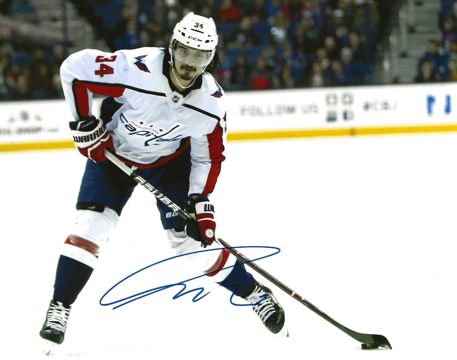 Jonas Siegenthaler signed Washington Capitals 8x10 Photo Poster painting autographed Caps