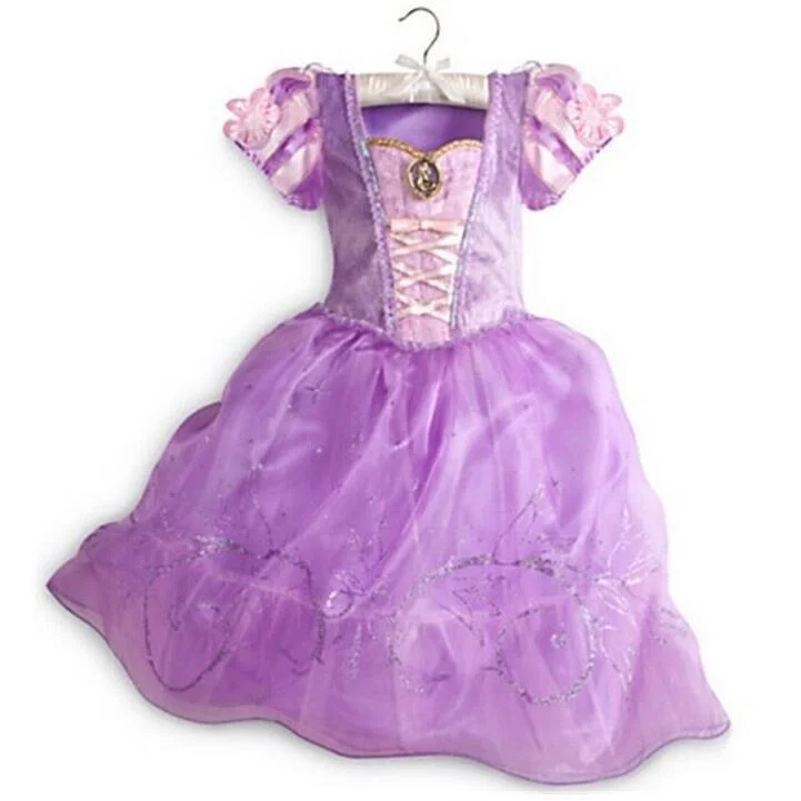 Girls Dress Cartoon Cosplay Snow Queen Princess Dresses Elsa Dresses Anna Costume Baby Children Clothes TuTu Kids Clothing