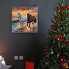 (40*40cm)Horse -  Full Round Drill Diamond Painting