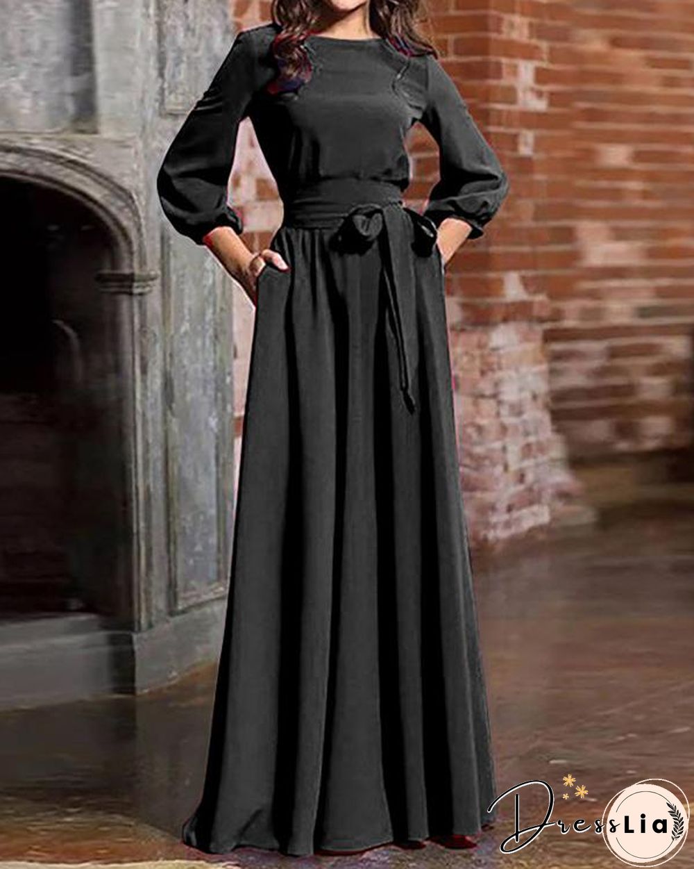 Women Elegant Evening Party Maxi Dress