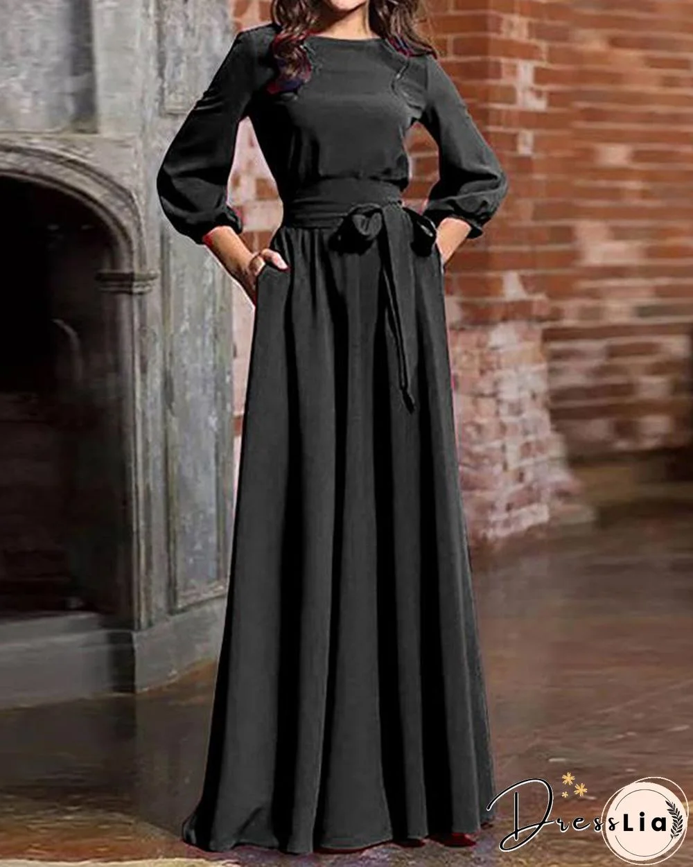 Women Elegant Evening Party Maxi Dress