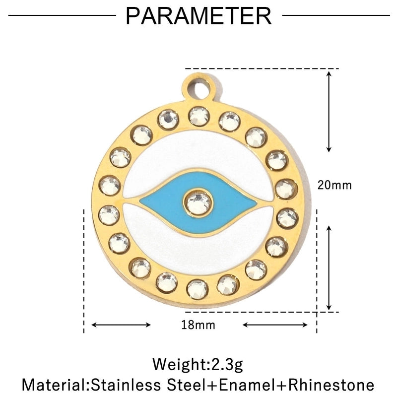 3 PCS/Package 18 * 20mm 18 * 22mm 304 Stainless Steel Geometric Heart Shape Jewelry Accessories Pendant