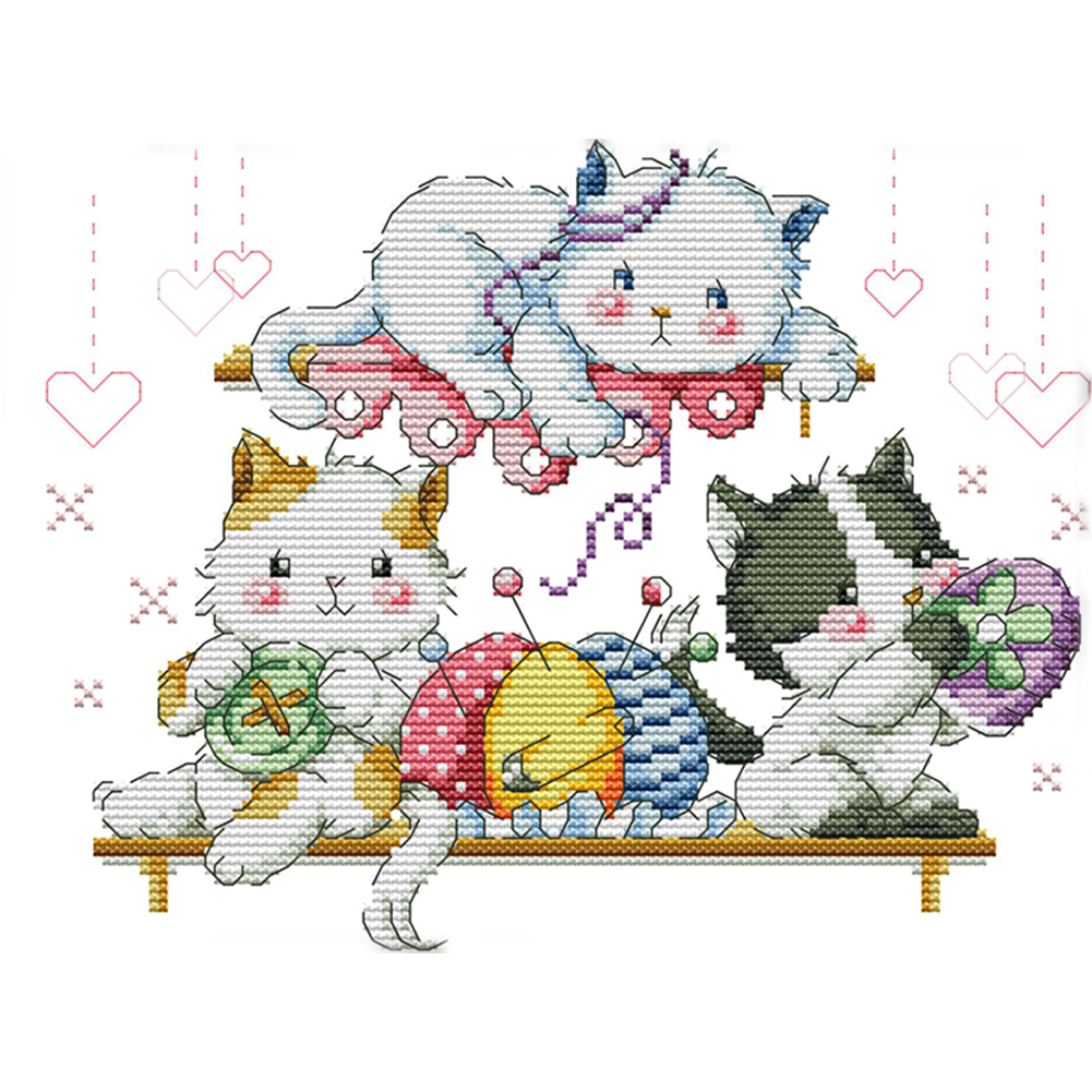 全国どこでも送料無料！ Joy Stitch Cross Stamped 14CT Side) (Hook Series Animal Sunday ファッション雑貨
