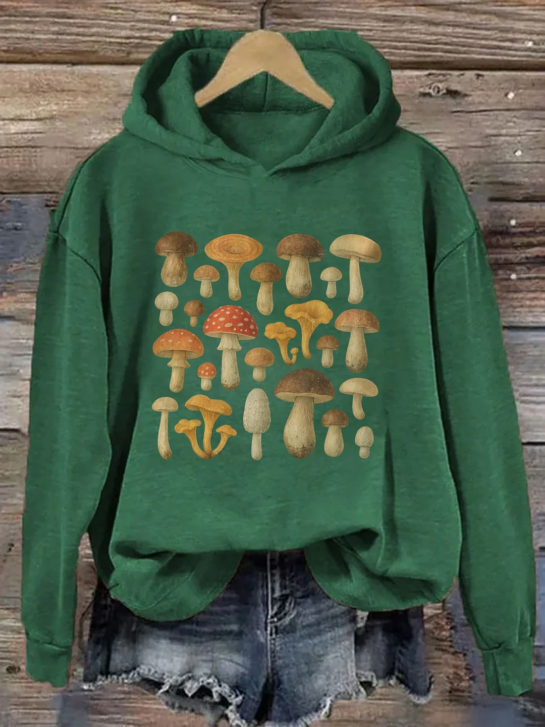 Vintage Mushroom Hoodie