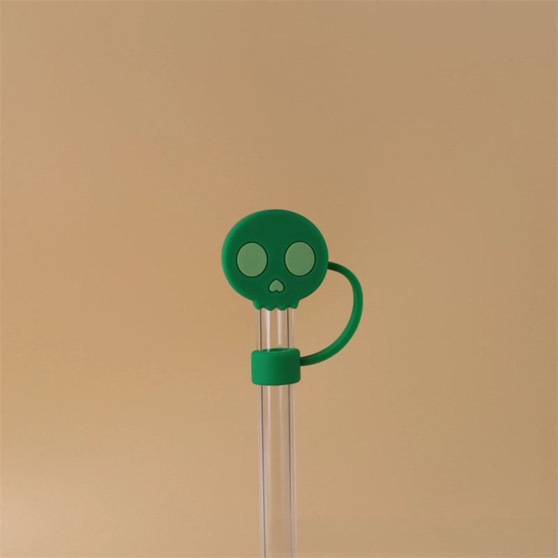 10mm Glass Straw Cap Dust Cover Stainless Steel Straw Dust Cover Dust Plug 10mm Large Diameter Milk Tea