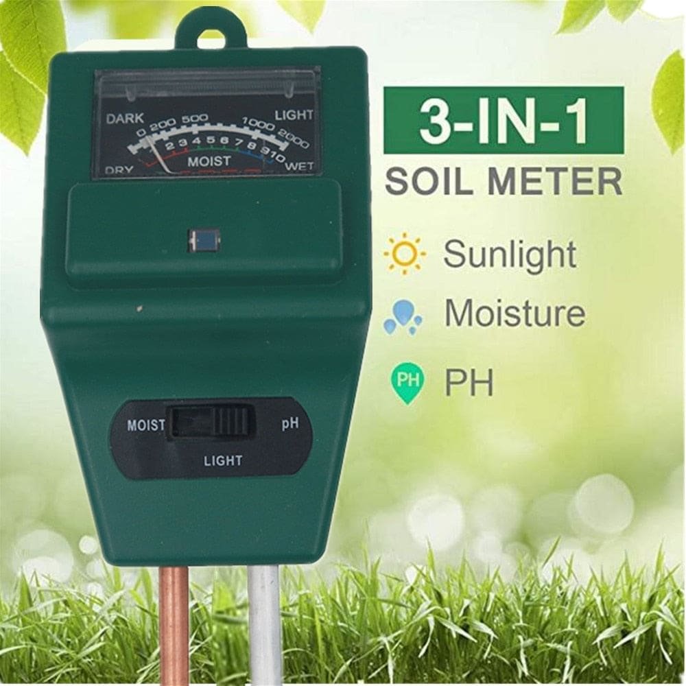 TurfReader™ - The 3-In-1 Soil Moisture Meter, PH and Sunlight Tester