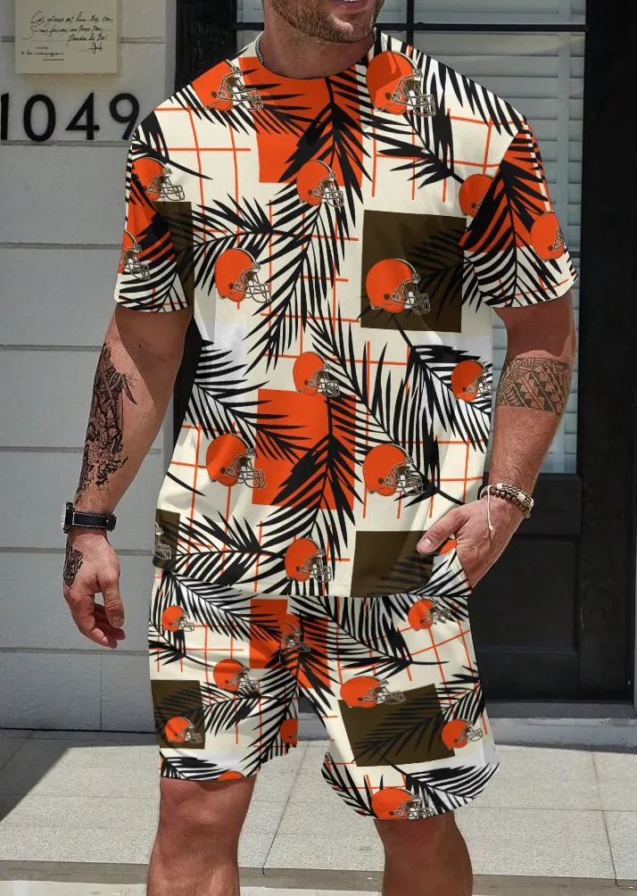 Cleveland Browns Limited Edition Top And Shorts Two-Piece Suits