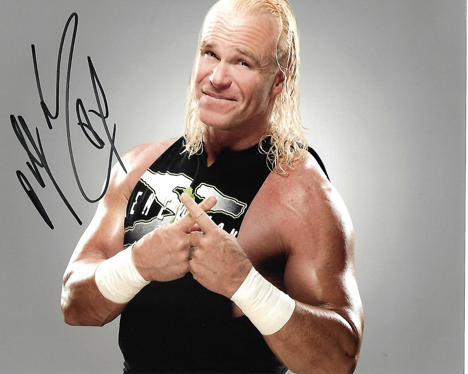 Billy Gunn autographed 8x10 Photo Poster painting COA WWE WRESTLER WCW TNA