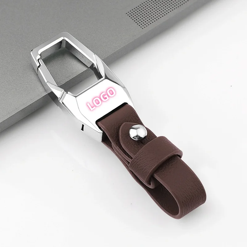 🔥Hot sale🔥🚕Car zinc alloy leather keychain