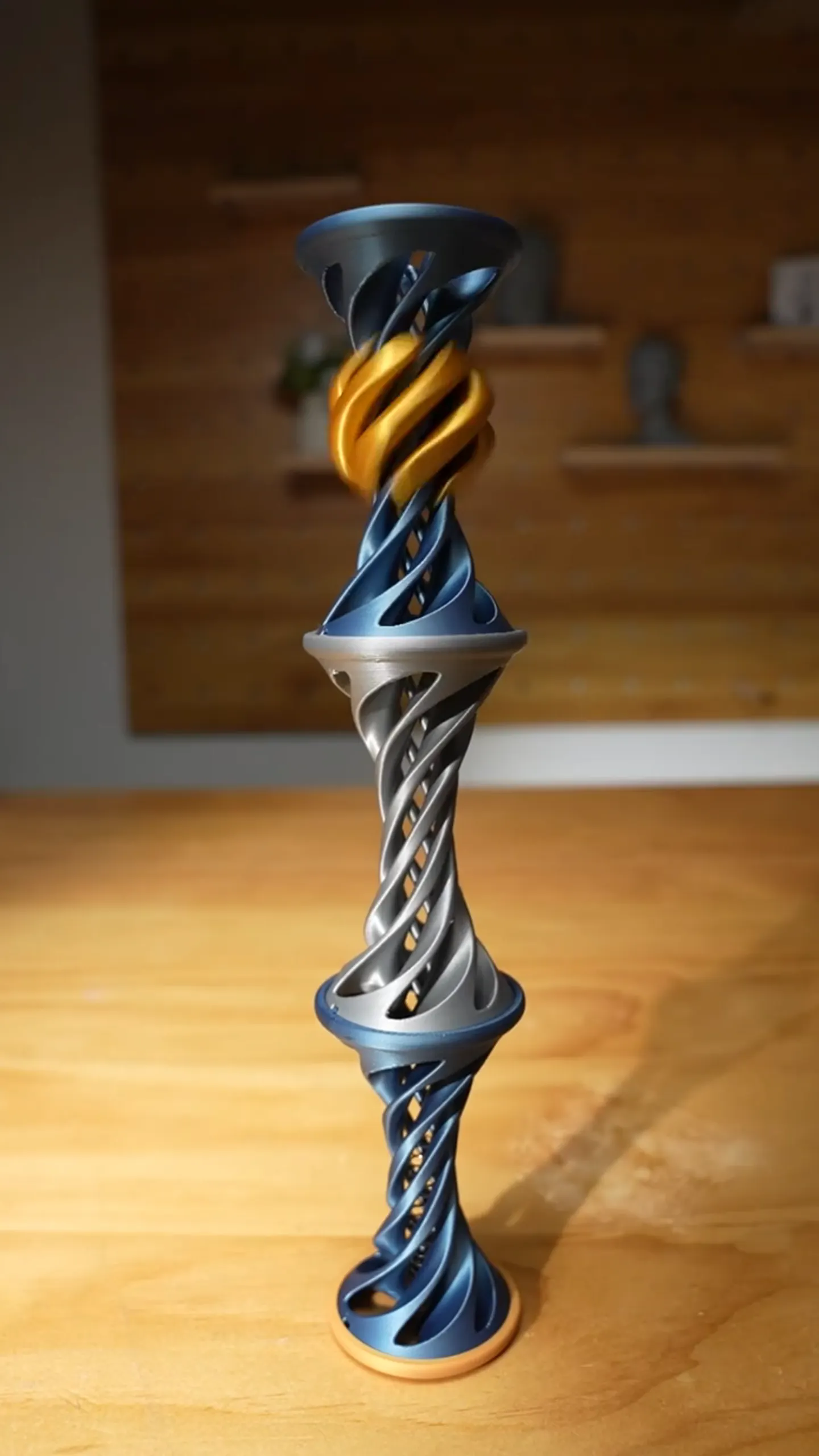 New 3D printed spiral toy decompression three-dimensional ejectable ...