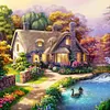 Cottage- Round/Square AB Drills Diamond Painting(45*45cm)