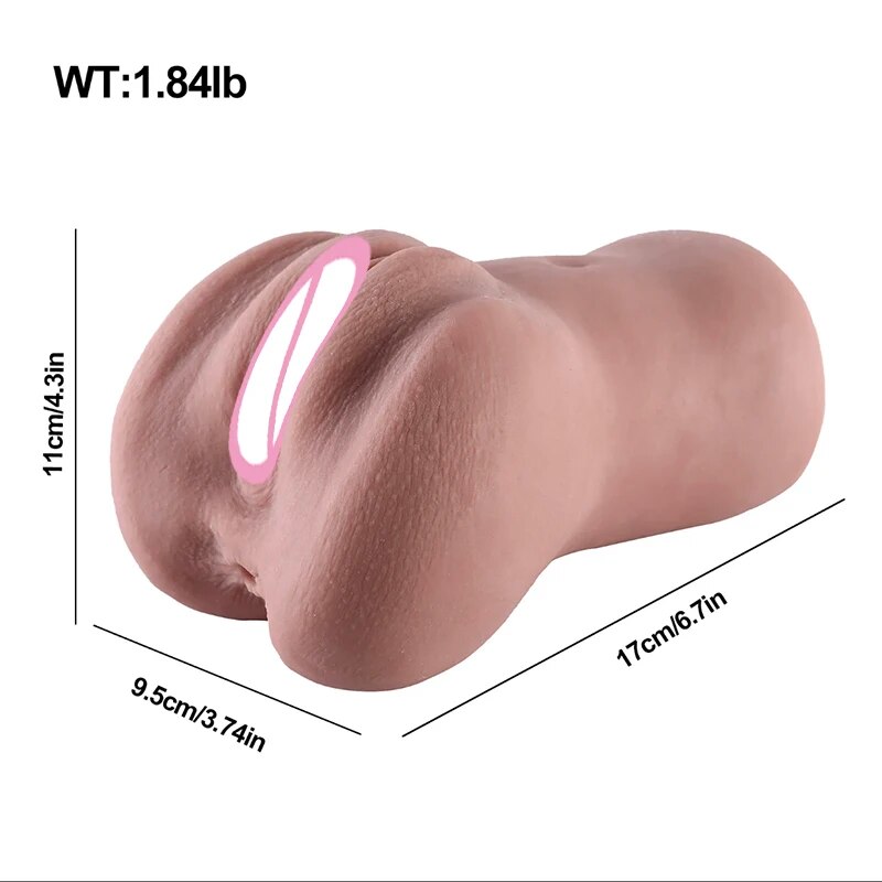 Realistic Vagina Masturbator for Men - Pocket Pussy Pleasure Toys