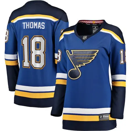 Women's St. Louis Blues #18 Robert Thomas  Blue Home Player Jersey