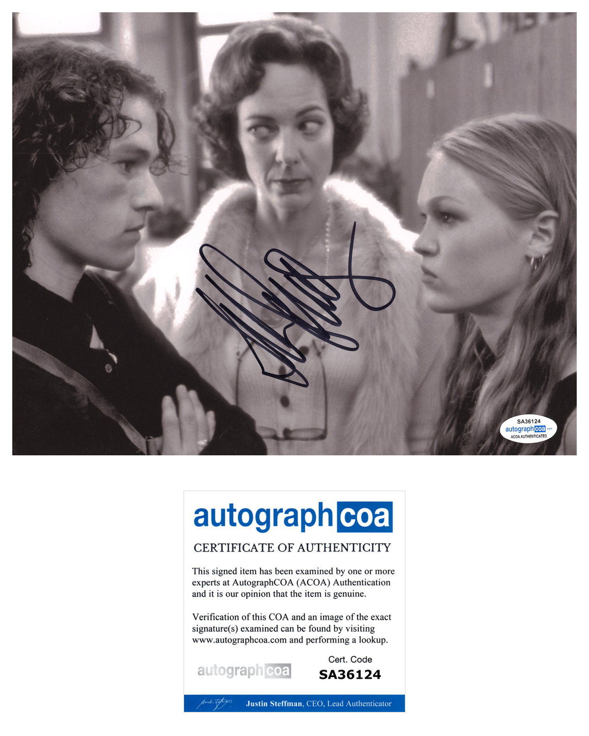 Allison Janney Signed Autographed 8x10 Photo Poster painting 10 Things I Hate About You ACOA COA