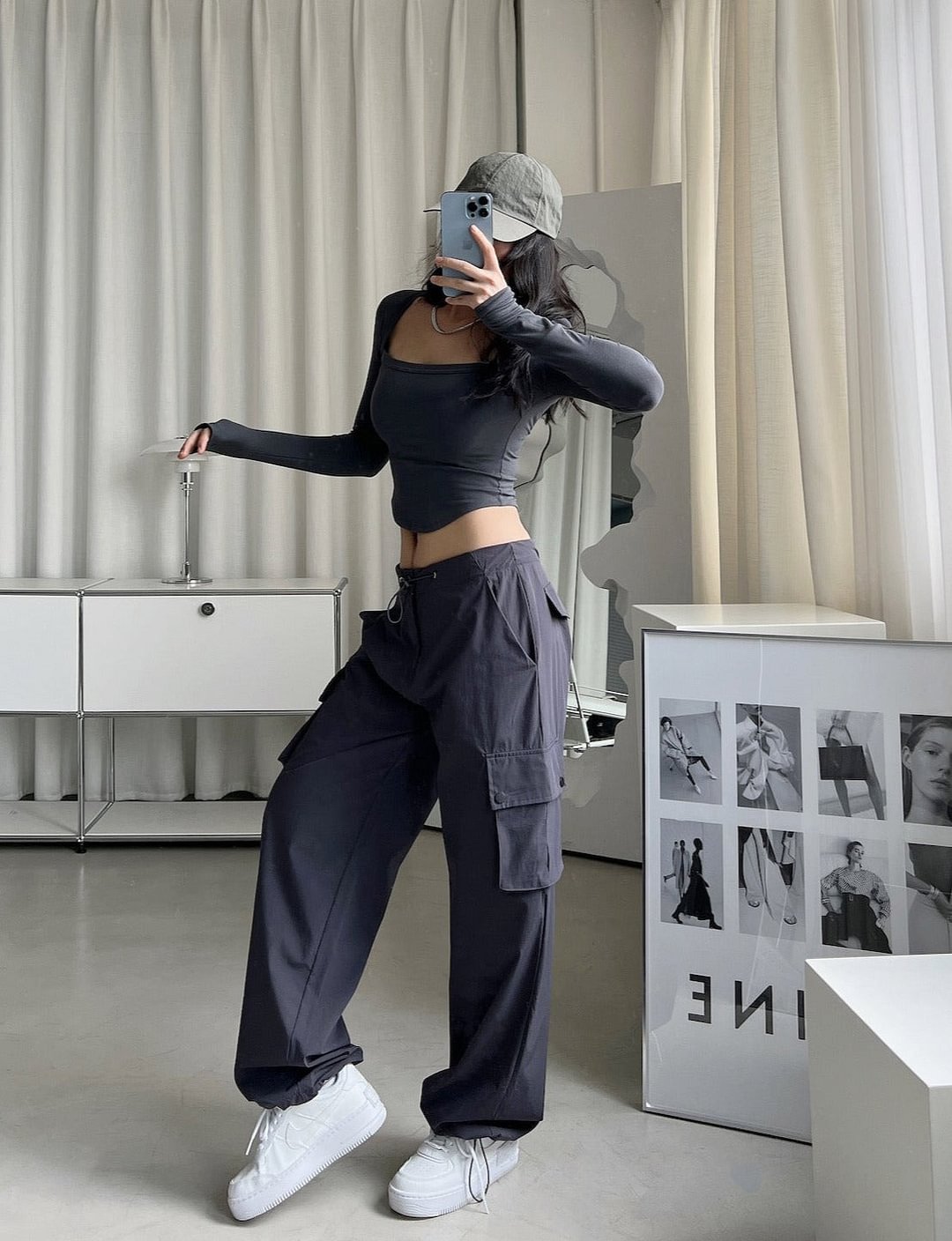 Here & There Pants- Space Grey