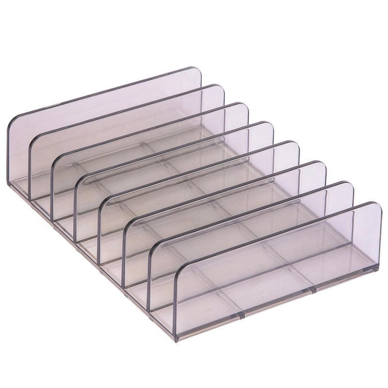 Minimalist Transparent Plastic Storage Rack Makeup Organizers