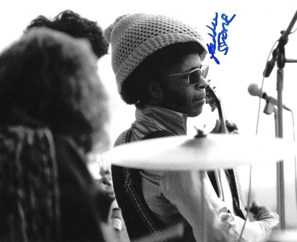 * FREDDIE STONE * signed 8x10 Photo Poster painting * SLY & THE FAMILY STONE * * 4