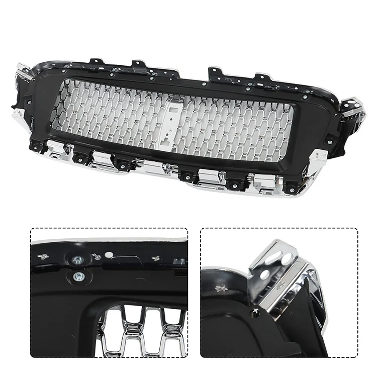 SEBLAFF Front Grille Bumper Upper Chrome Honeycomb Grill Replacement for 2017 2018 2019 MKZ HP5Z-8200-AA
