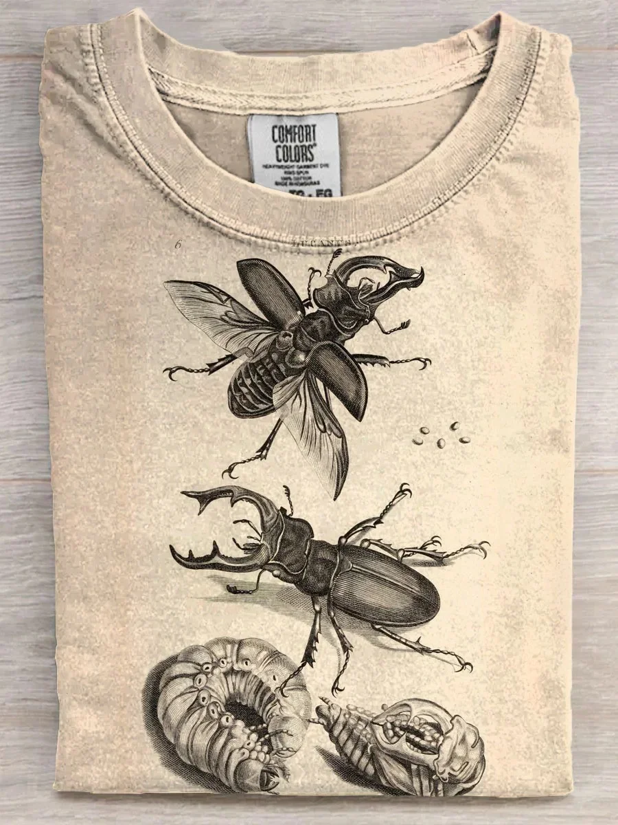 Eagerlys  Vintage Insects T-shirt Eagerlys
