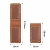 Handmade Crazy Horse Leather Magnetic Banknote Clip | Vintage Cowhide Magnetic Clip, Multifunctional Stationery Bookmark Money Clip