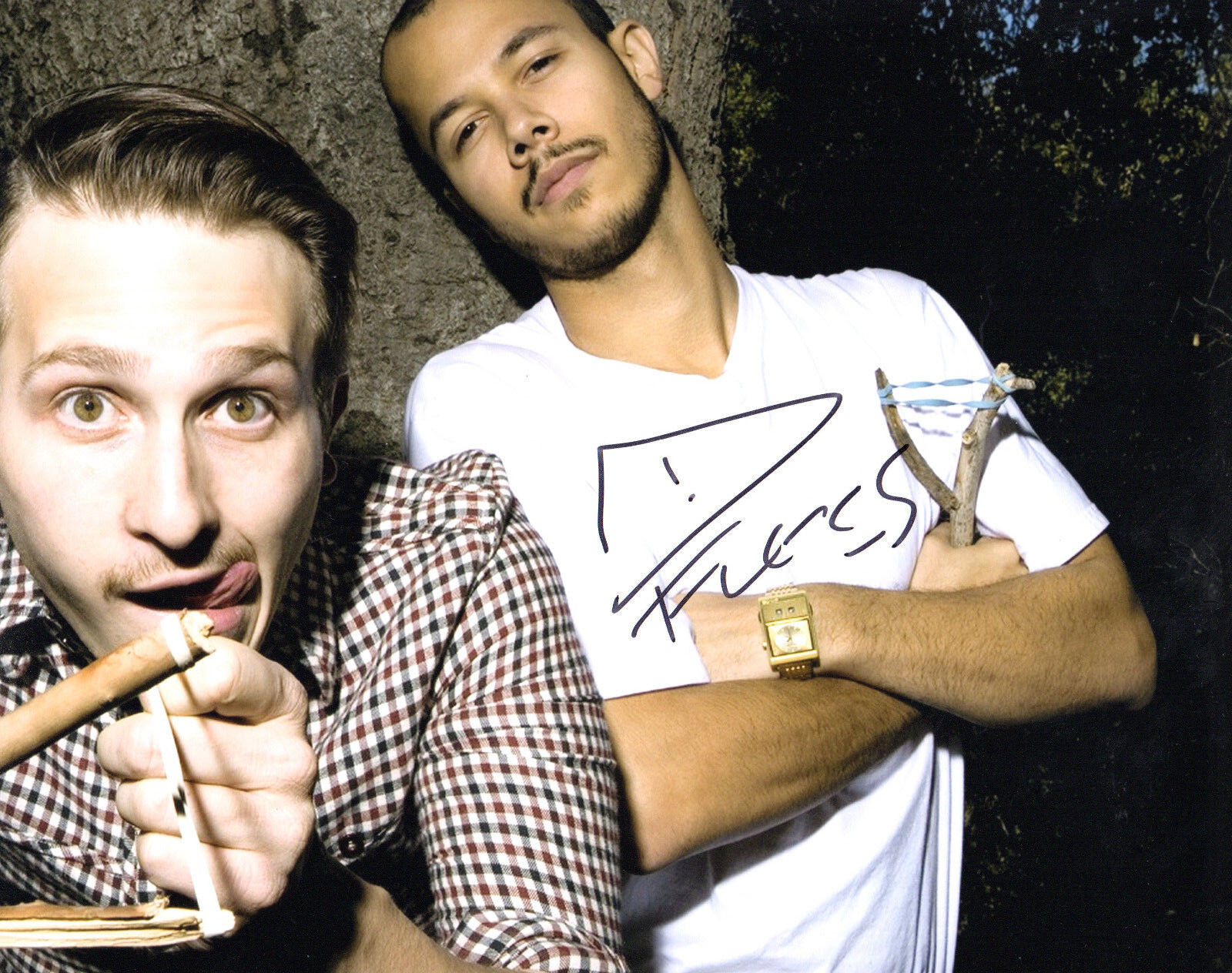 GFA Electro DJ Trap J2K * FLOSSTRADAMUS * Signed 8x10 Photo Poster painting F4 COA