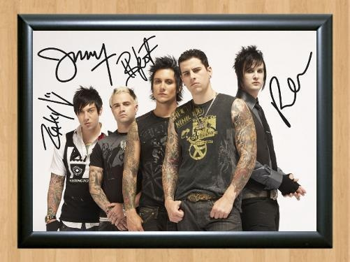 Avenged Sevenfold Nightmare Signed Autographed Photo Poster painting Poster Print Memorabilia A4 Size