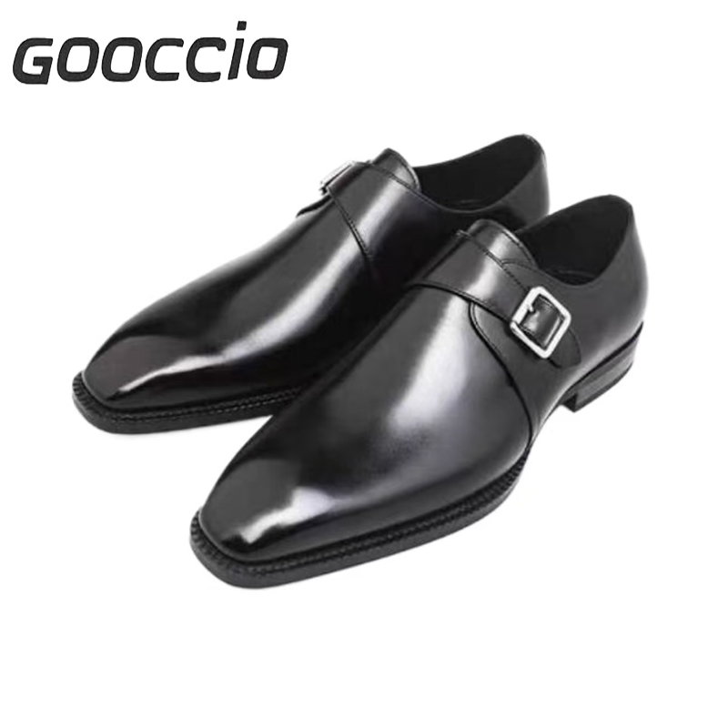 CW193 Cowhide Dress Shoes/Monk Shoes For Men GOOCCIO   