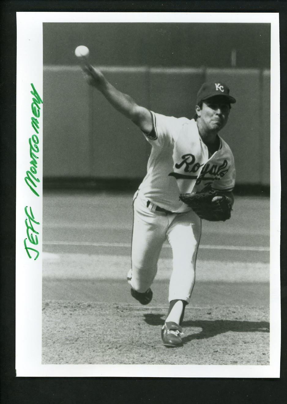 Jeff Montgomery circa 1980's Press Original 5 x 8 Photo Poster painting Kansas City Royals