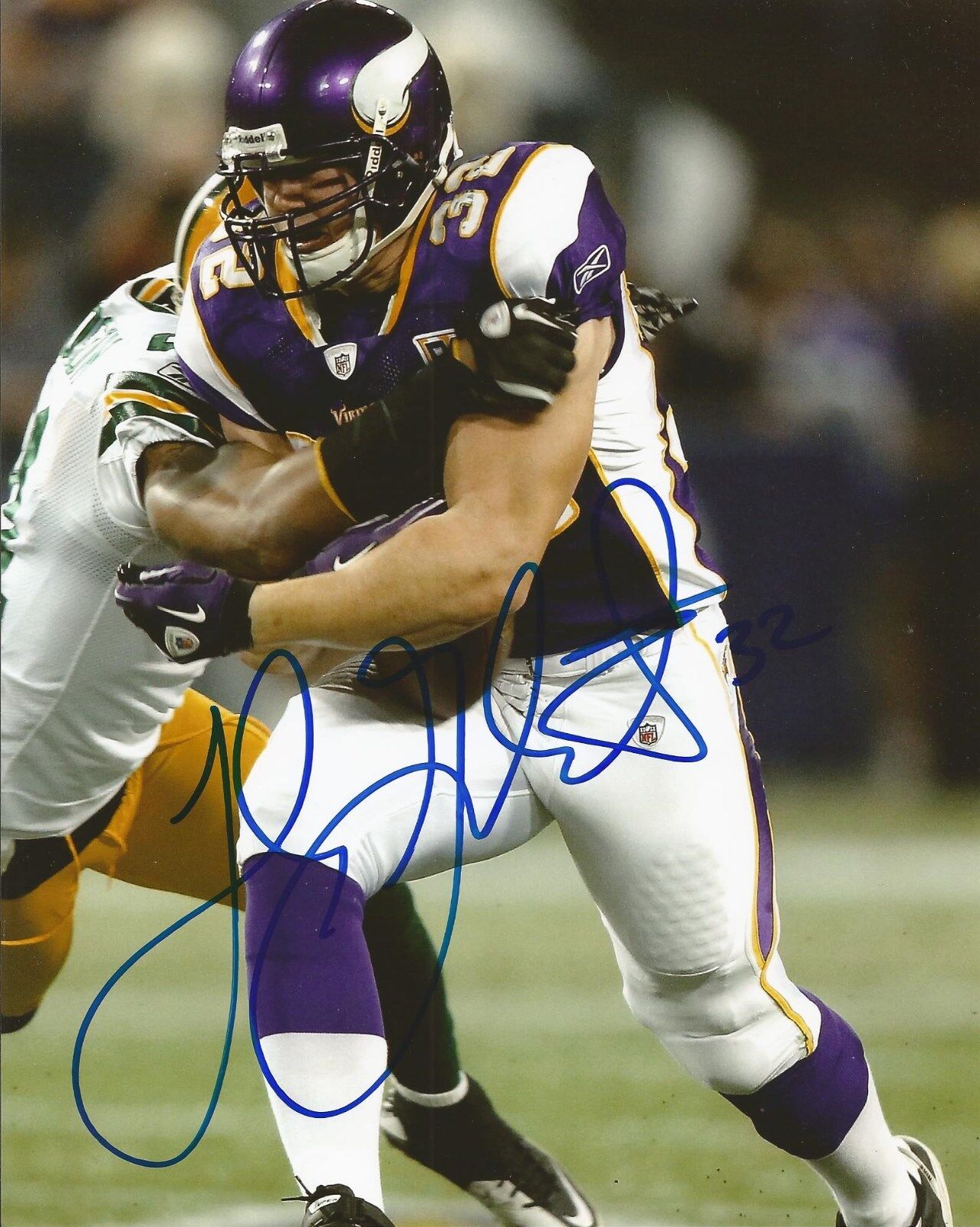 TOBY GERHART SIGNED MINNESOTA VIKINGS 8x10 Photo Poster painting #1